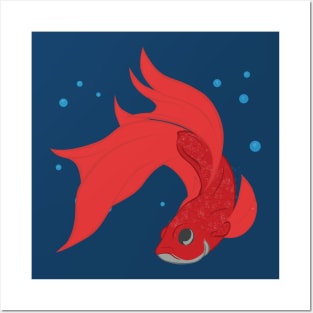 Betta Fish Posters and Art